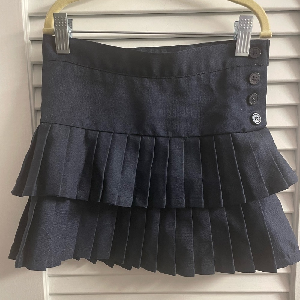 NWOT French Toast Pleated Navy School Uniform Skirt Size 5 Adjustable Waist